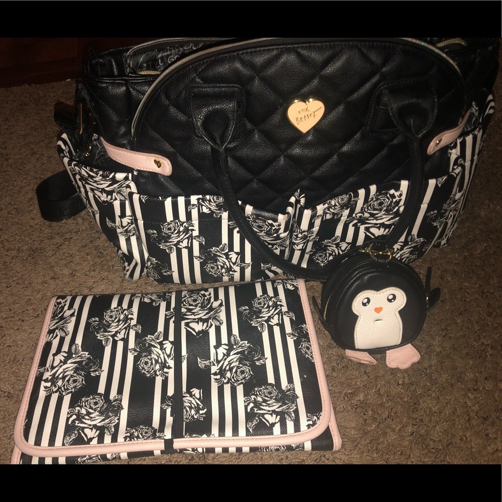 Betsey Johnson Diaper Bag